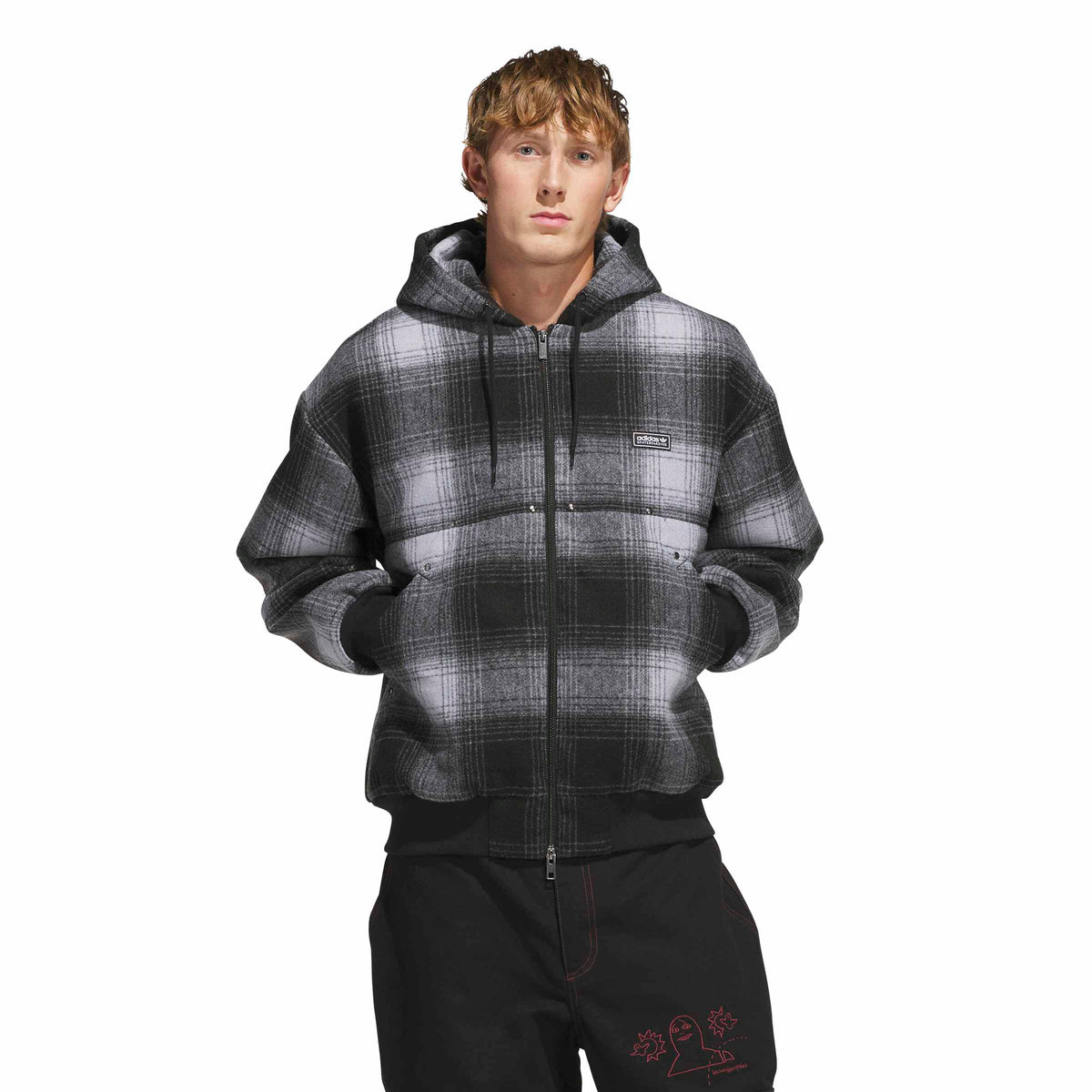 Skateboarding x Mark Gonzales Plaid  ג'קט