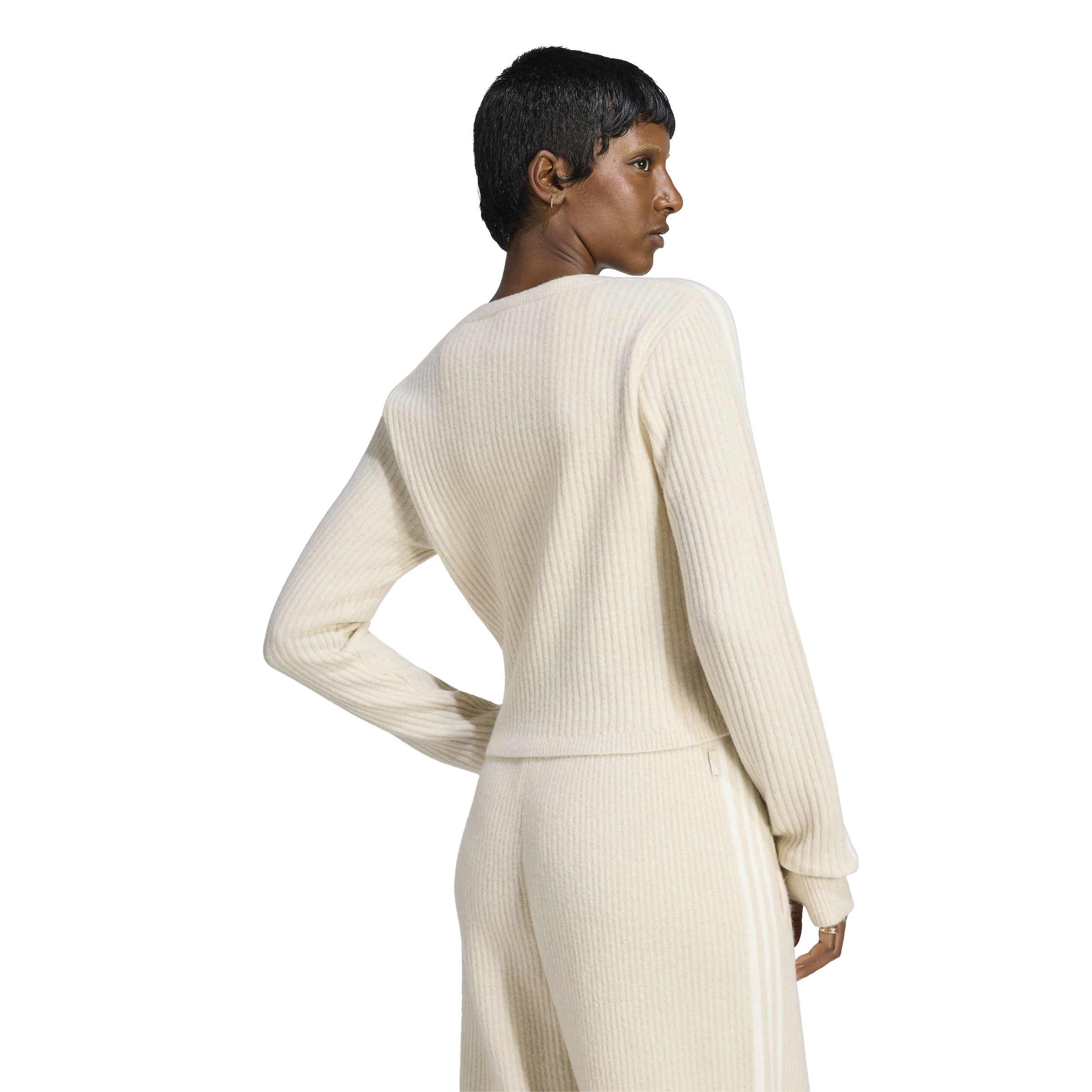 Knitted Wrap Around ג'קט