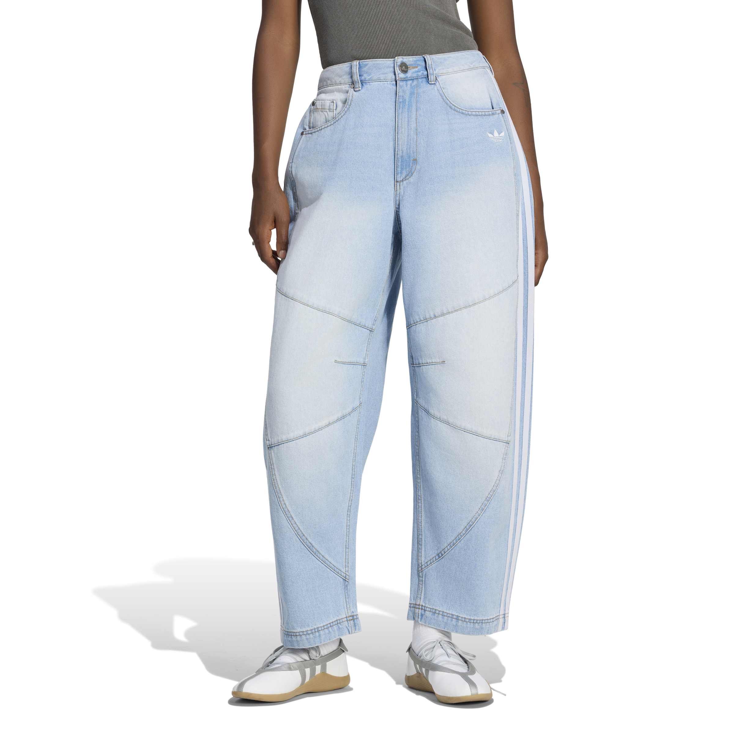 Denim Barrel מכנס ארוך