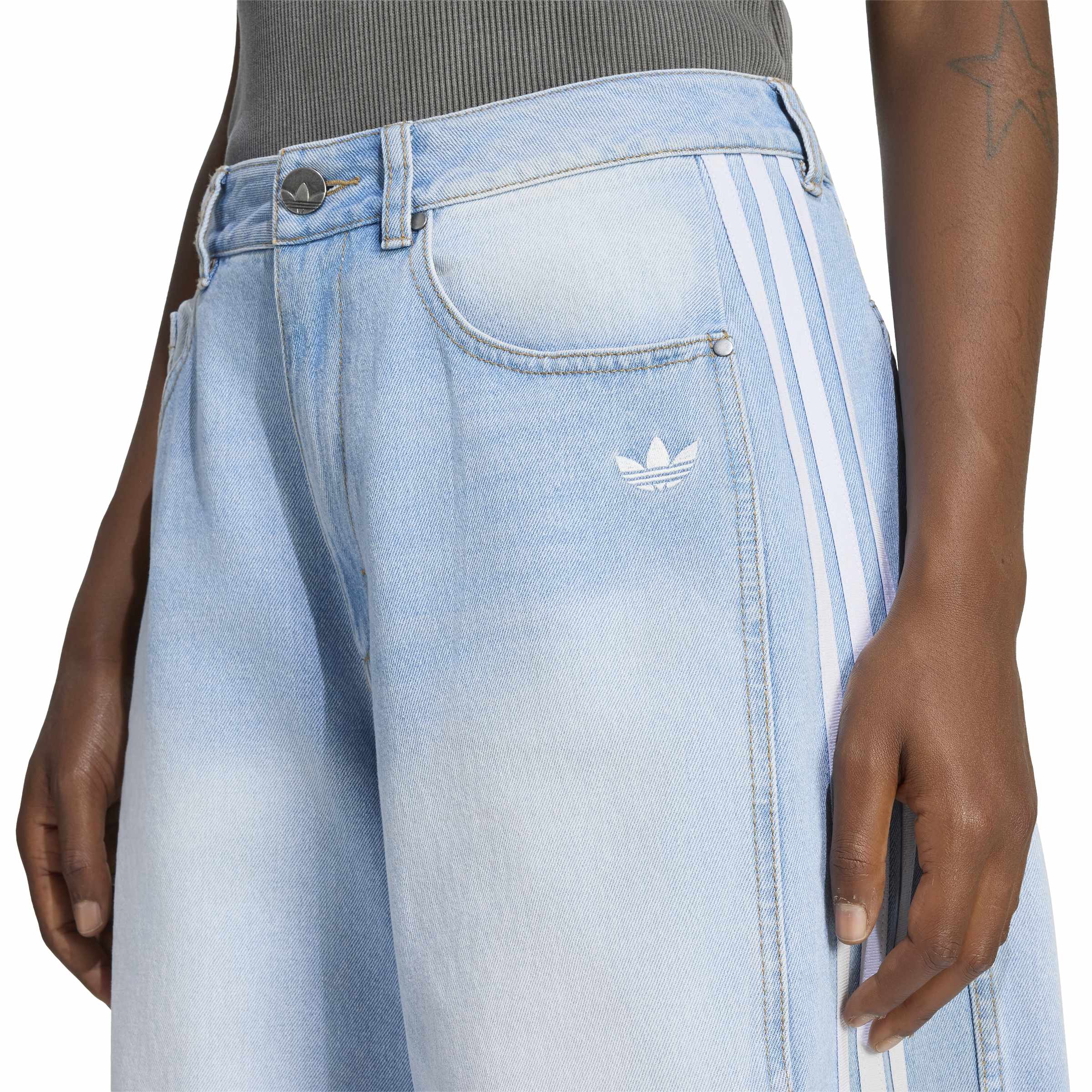 Denim Barrel מכנס ארוך