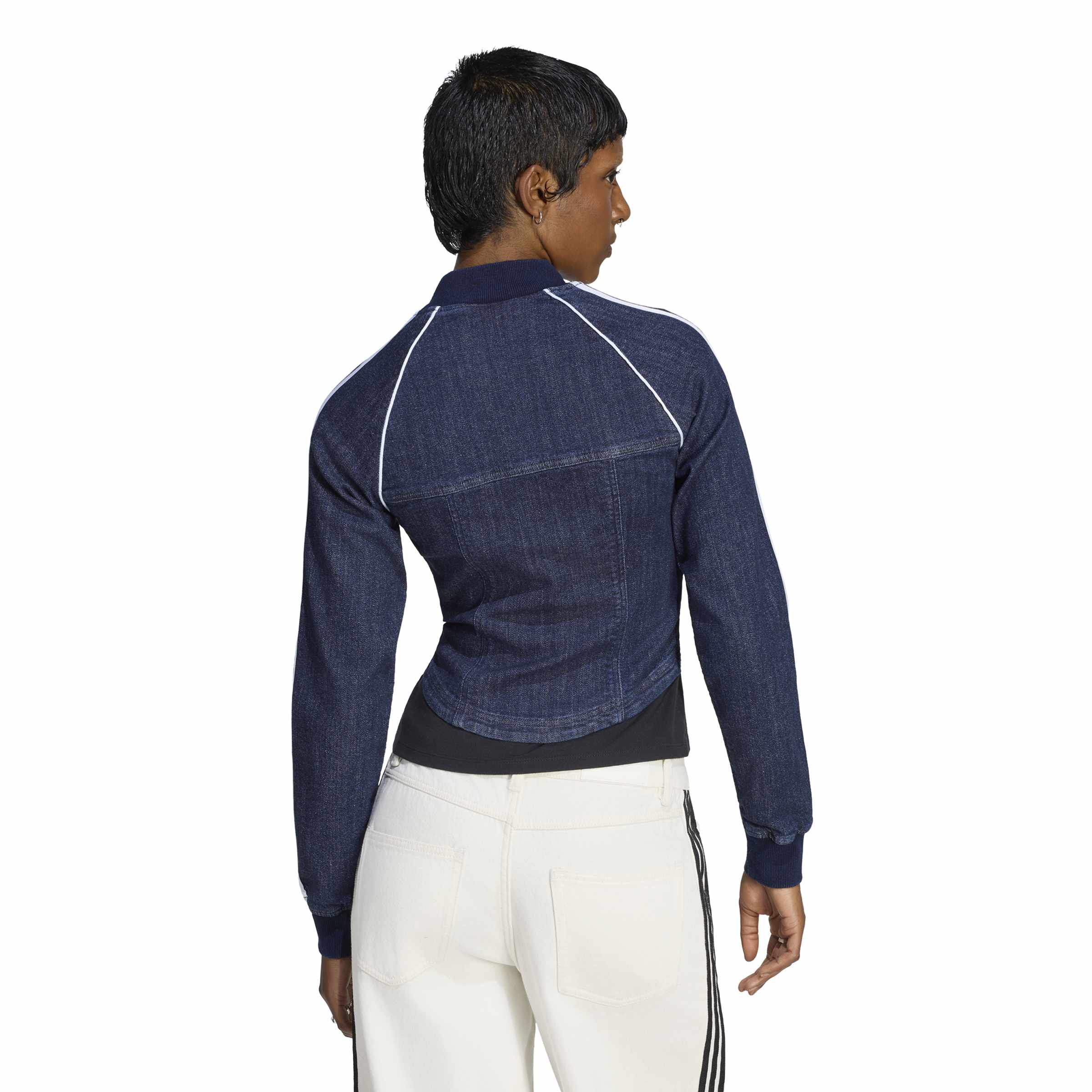 Superstar Denim Corset Track Top ג'קט