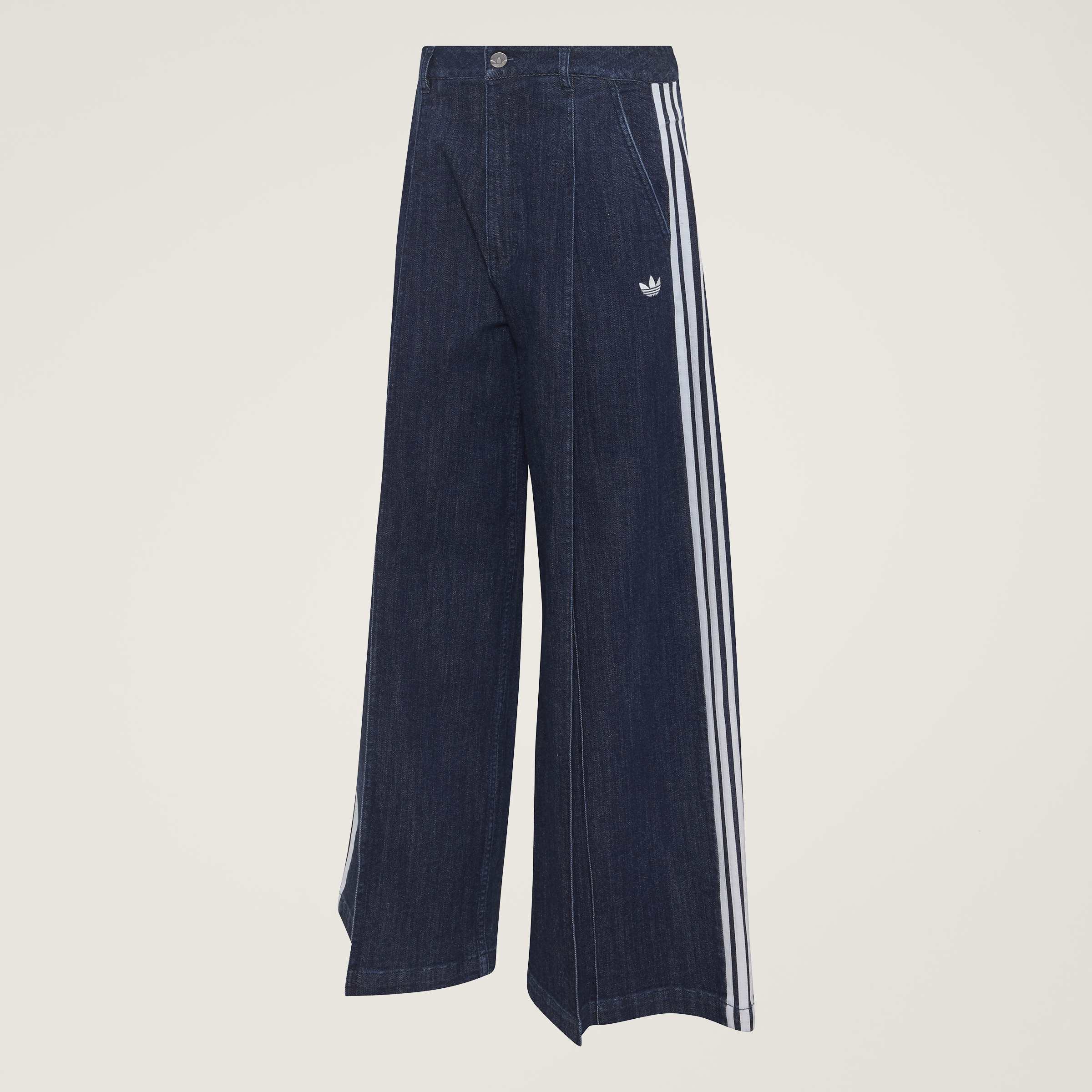 Denim Pleats מכנס ארוך