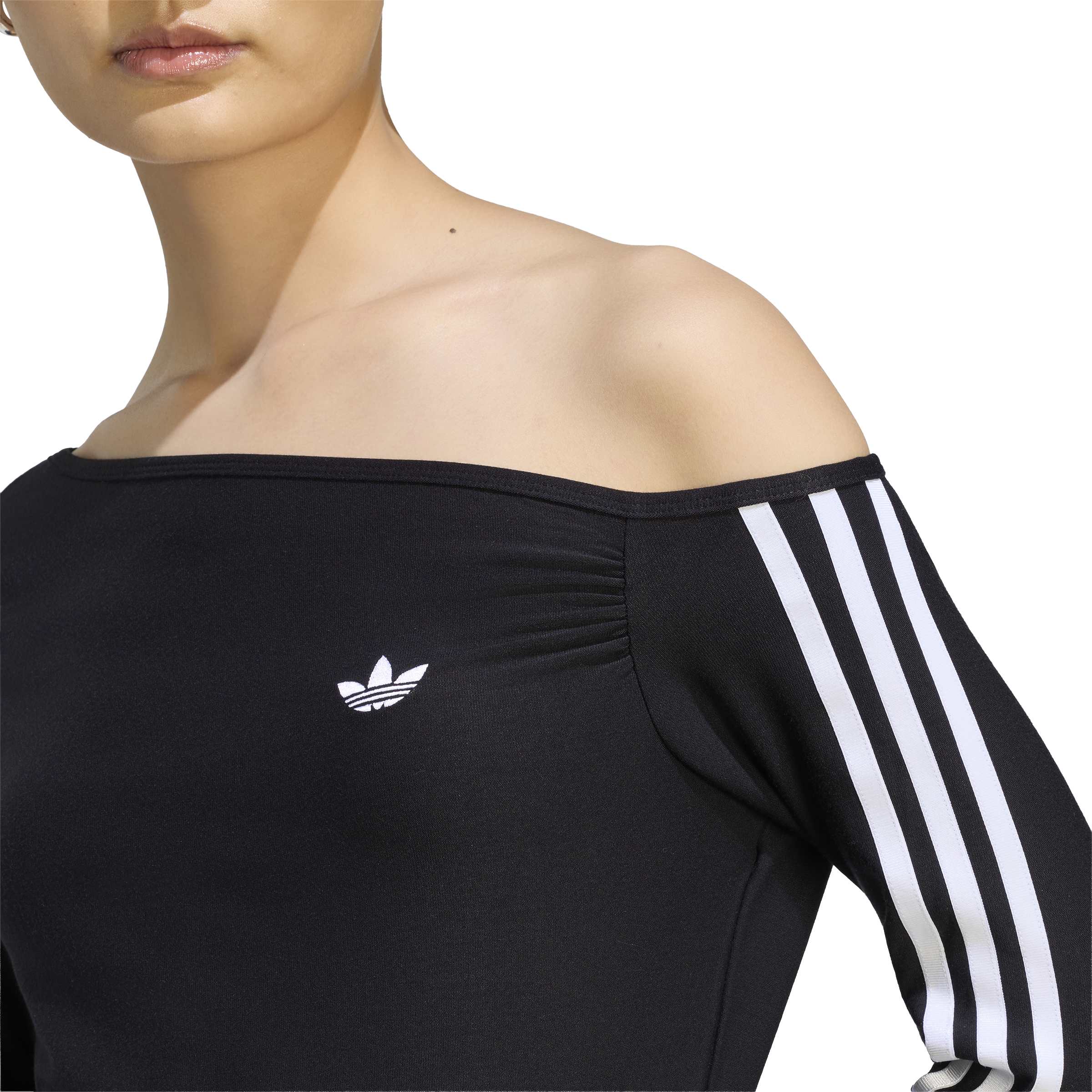 One-Shoulder Asymmetric חולצה ארוכה