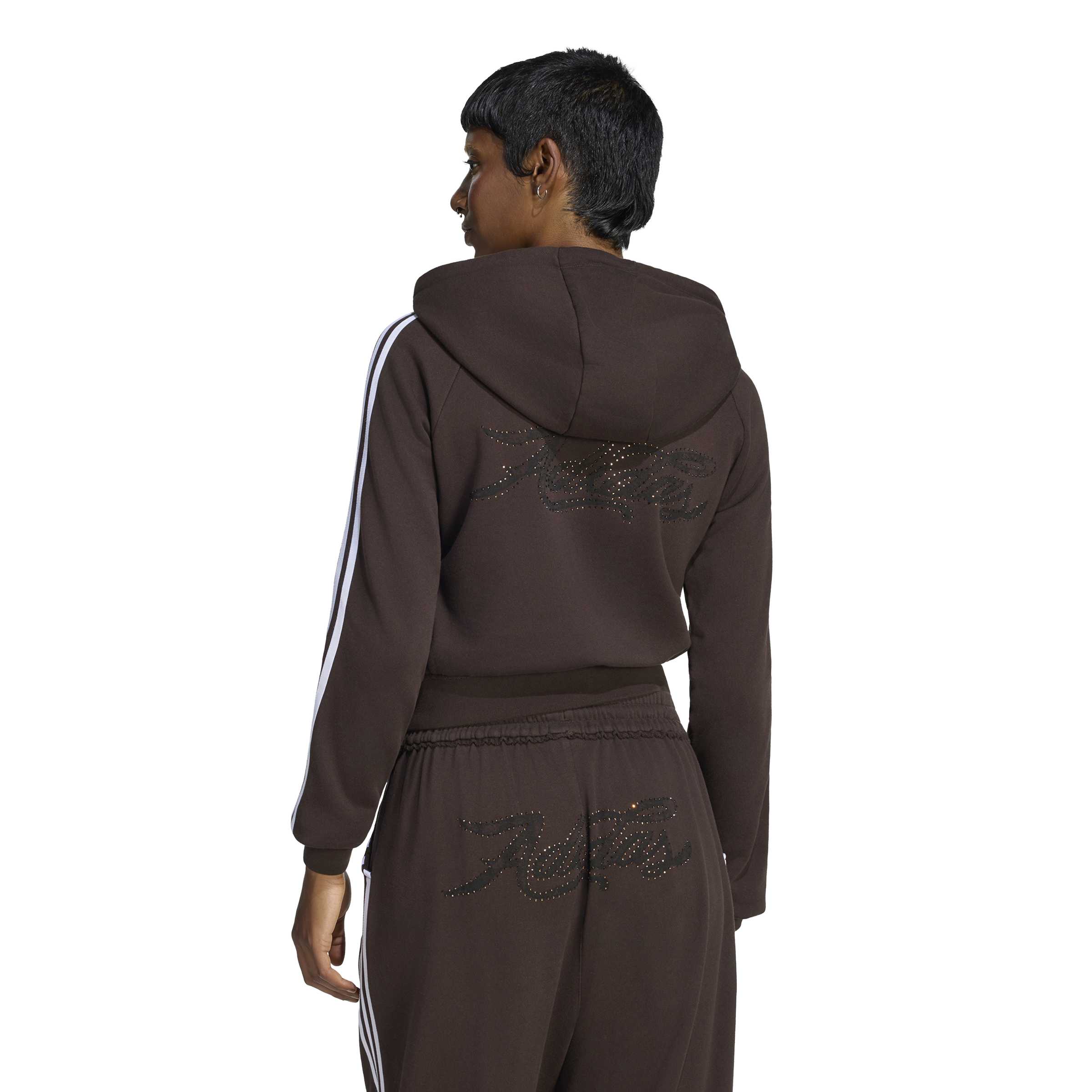 Graphic Short Front Zip Track Top ג'קט