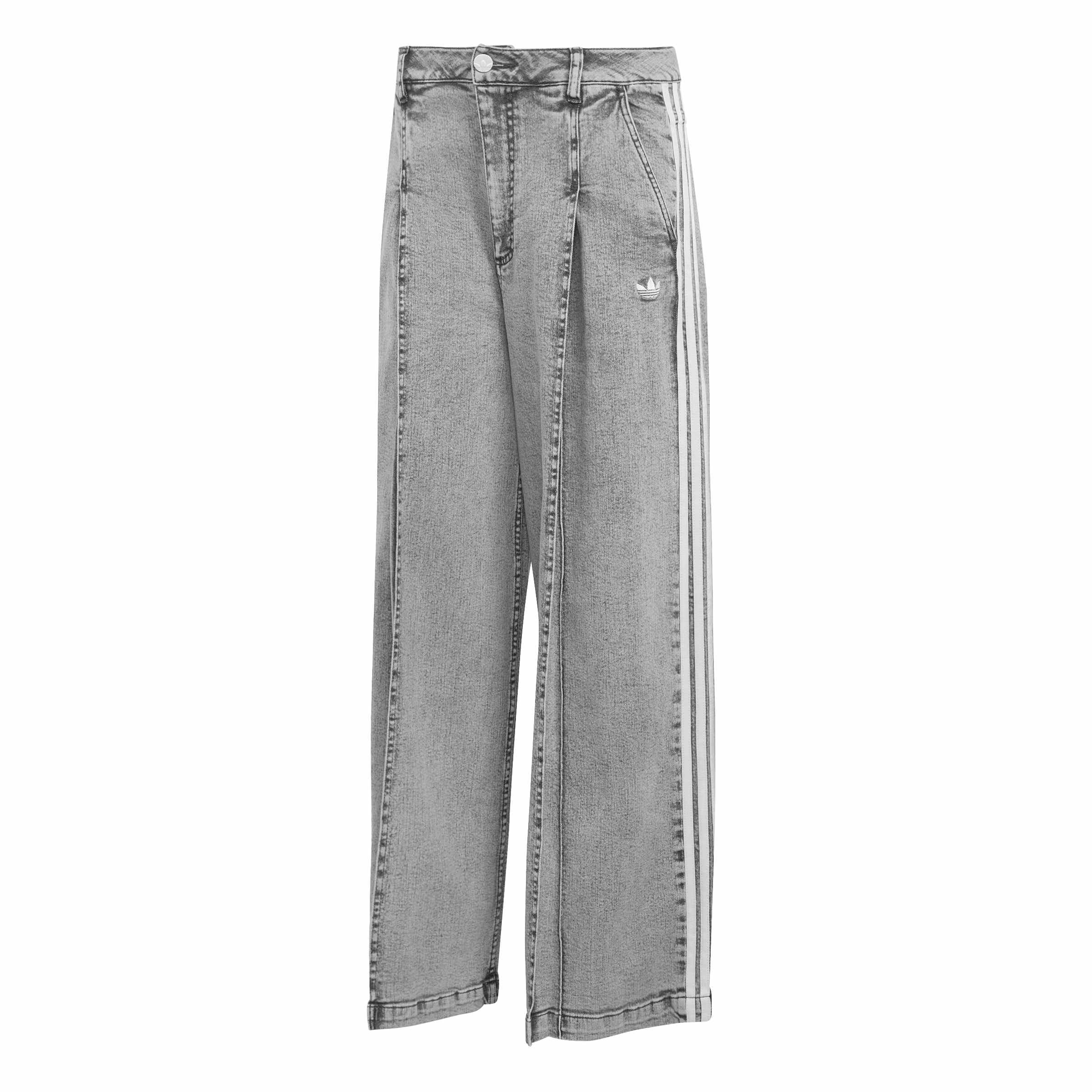 Denim Pleats מכנס ארוך