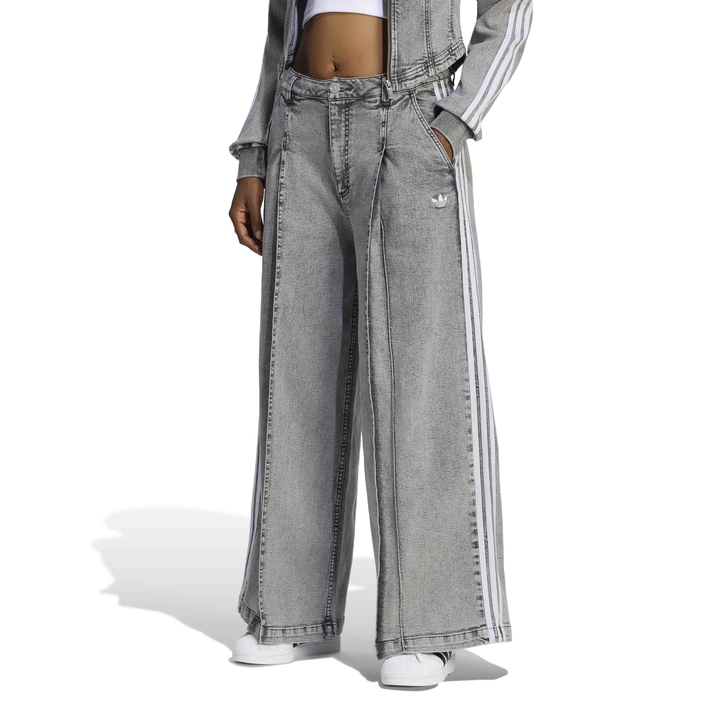 Denim Pleats מכנס ארוך