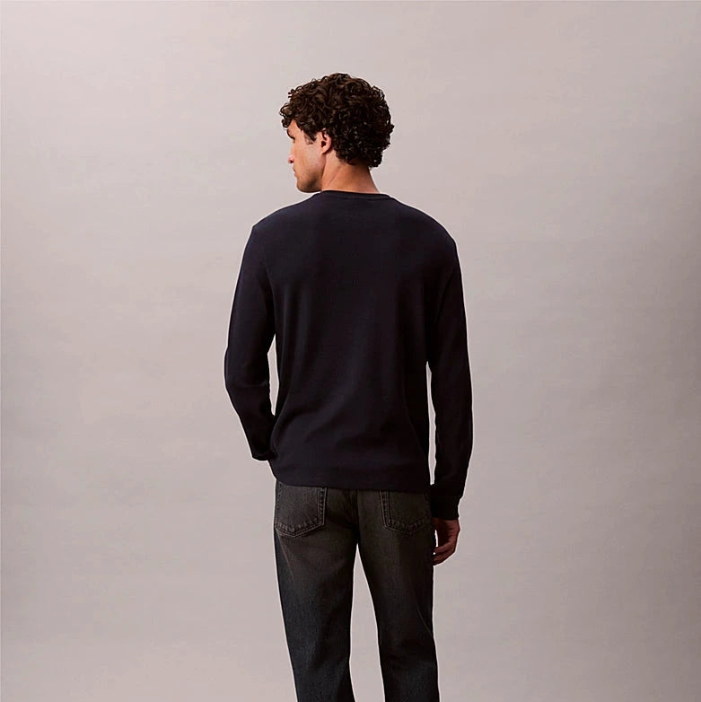 WAFFLE BADGE CREWNECK סווטשירט