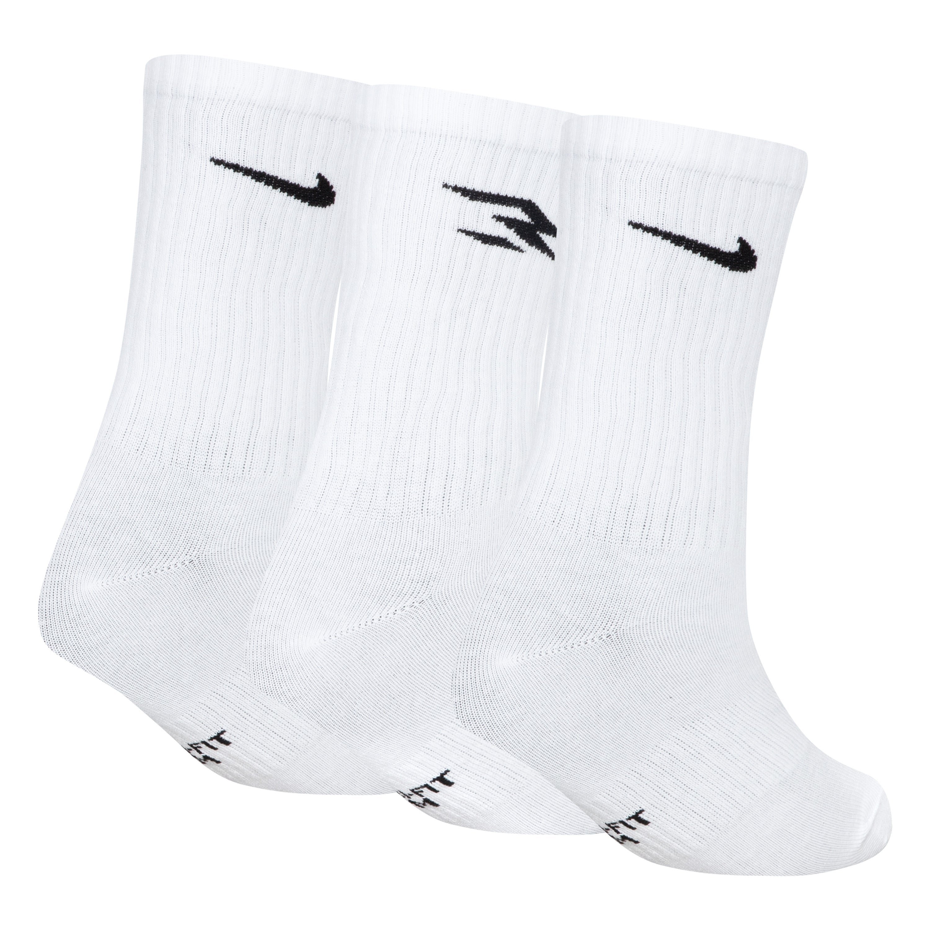 LIGHTWEIGHT DRI-FIT CREW שלושה זוגות גרביים