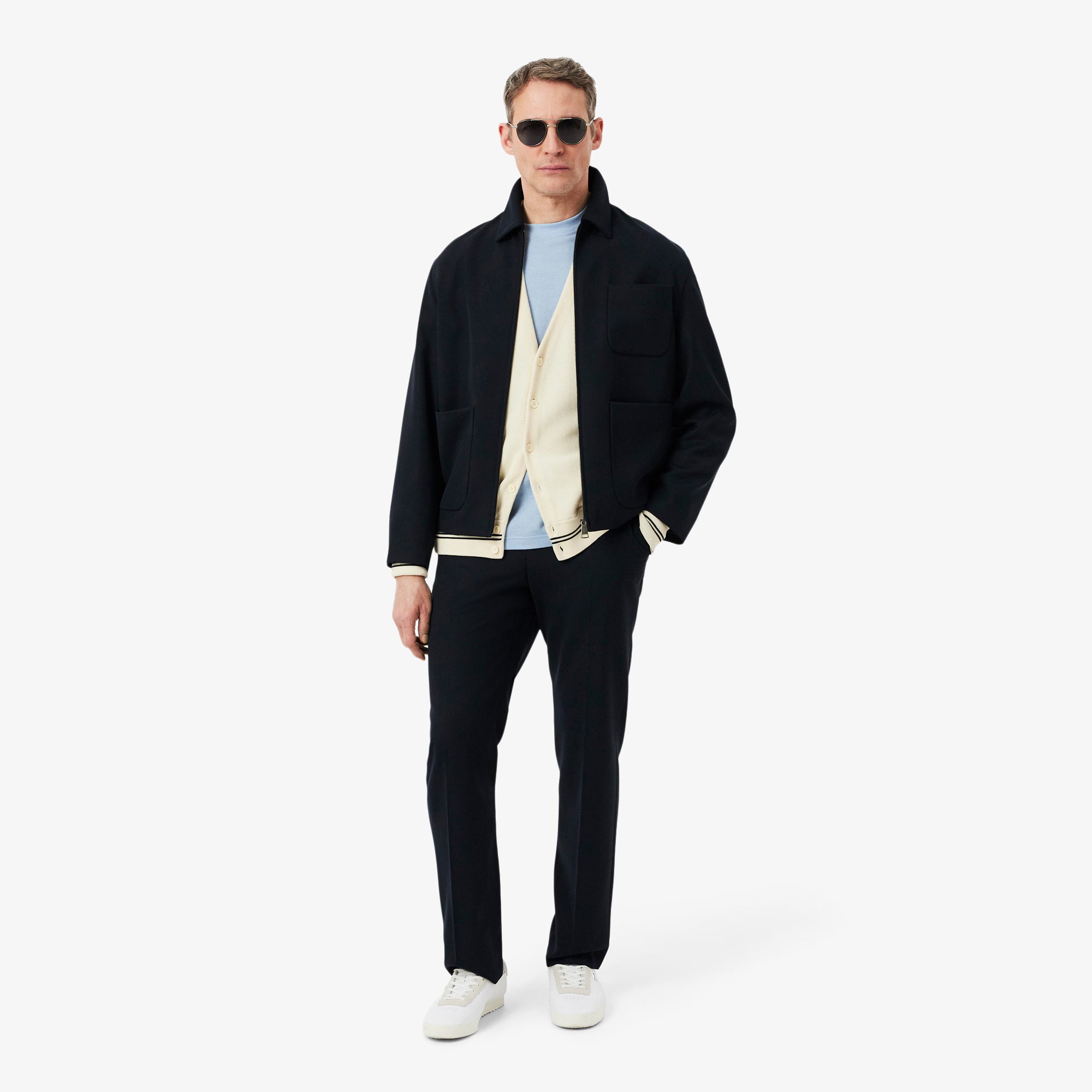 Heavy Cotton and Linen Piqué טישרט