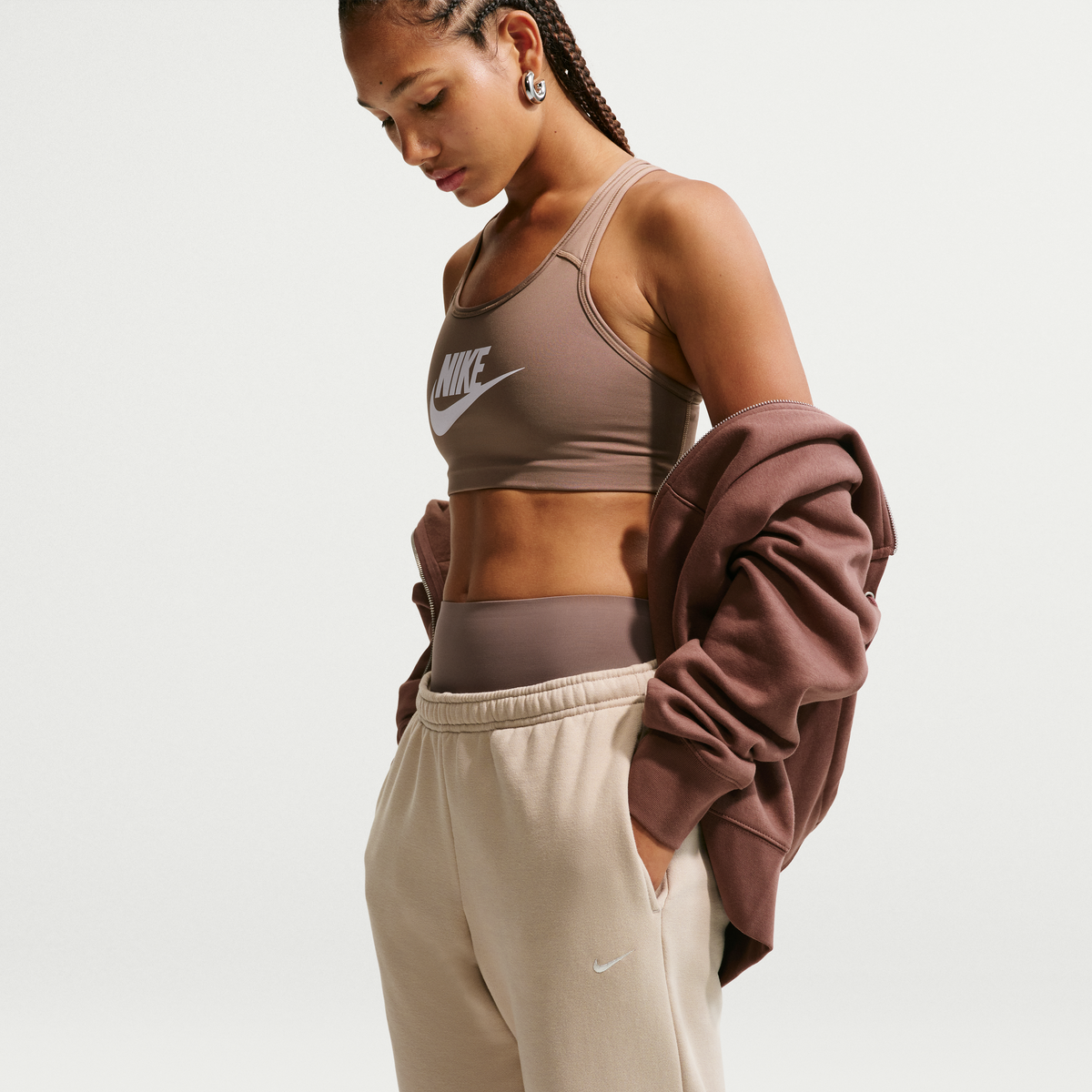Studio Fleece מכנס ארוך