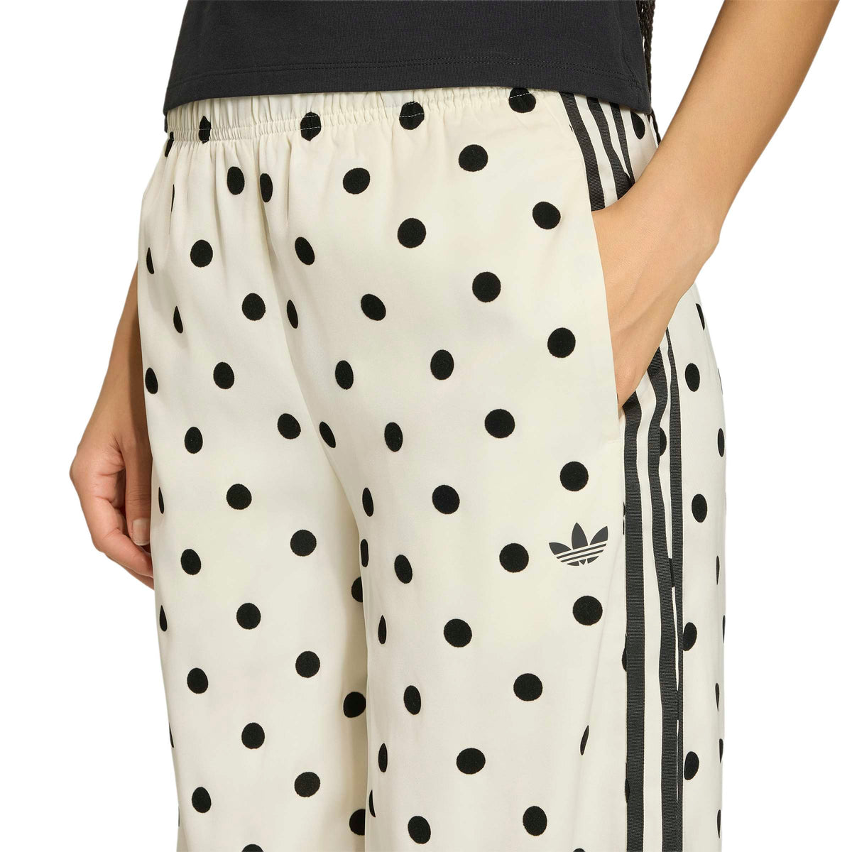 SATIN POLKA DOTS  מכנסיים ארוכים
