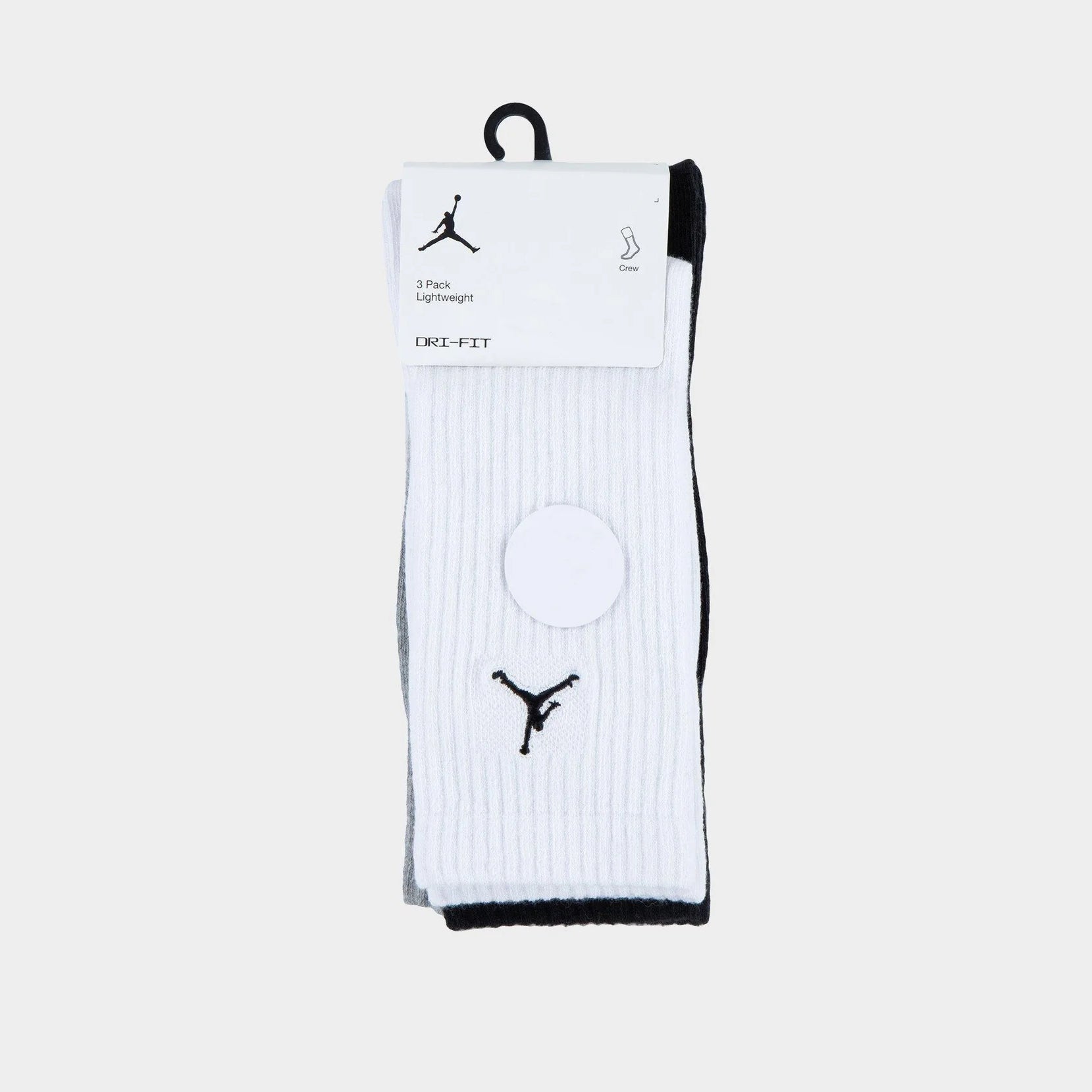 LIGHTWEIGHT DRI-FIT CREW מארז 3 גרביים