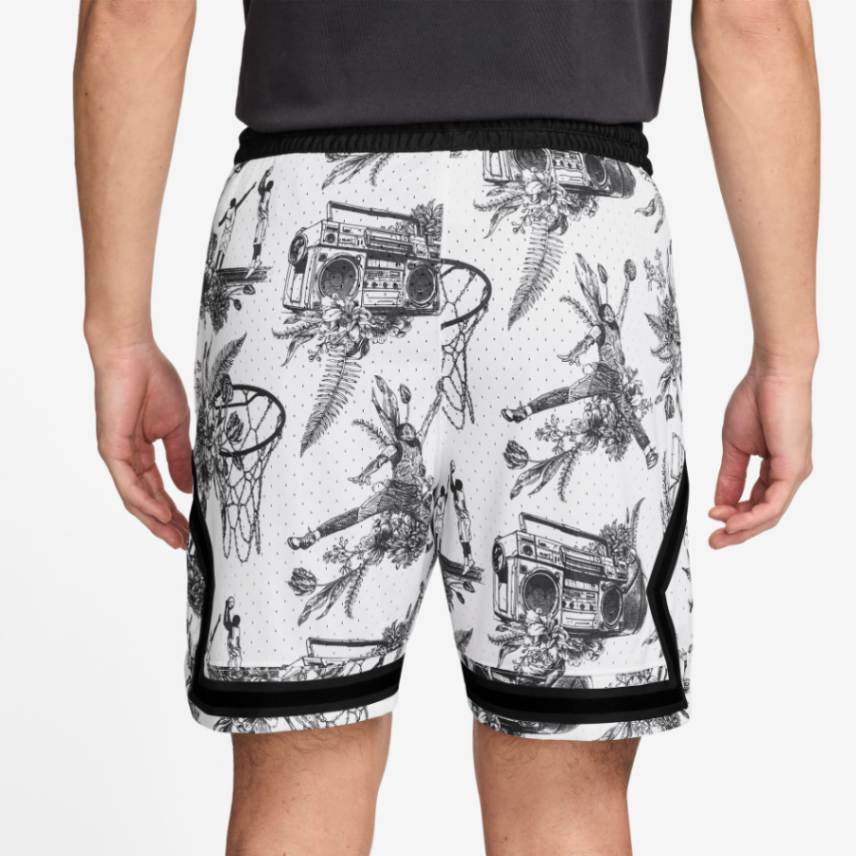 Jordan Sport Dri-FIT Printed Diamond מכנסיים קצרים